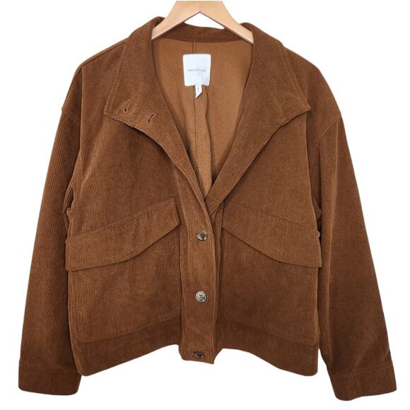Avec Les Filles Jackets & Blazers - Avec Les Filles Oversized Relaxed Corduroy Shacket XL